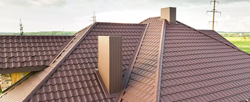 Residential Chimney Flashing Restoration in Northampton, MA